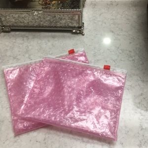 Two Glossier Pouches Bags